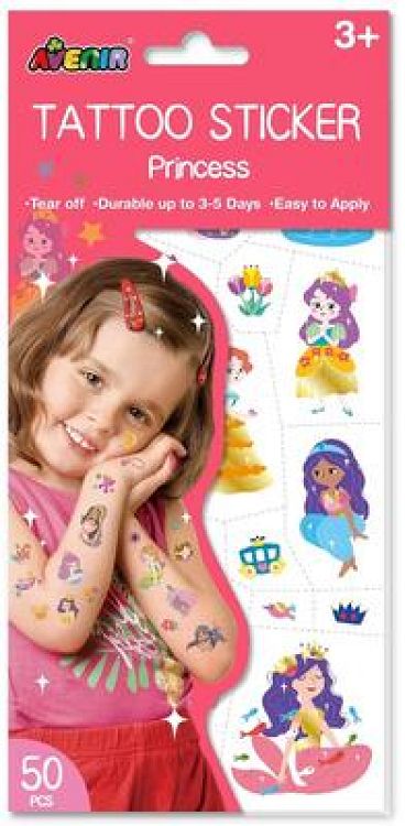 Avenir Tattoo Sticker Πριγκίπισσες