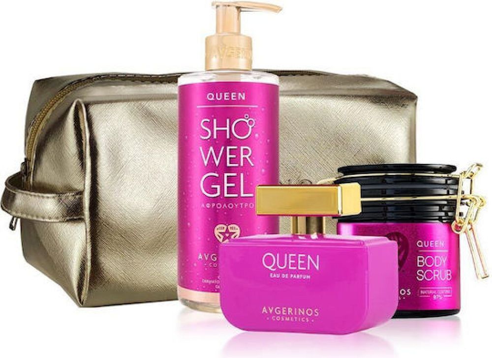 Avgerinos Cosmetics Queen Γυναικείο Σετ με Eau de Toilette 4τμχ