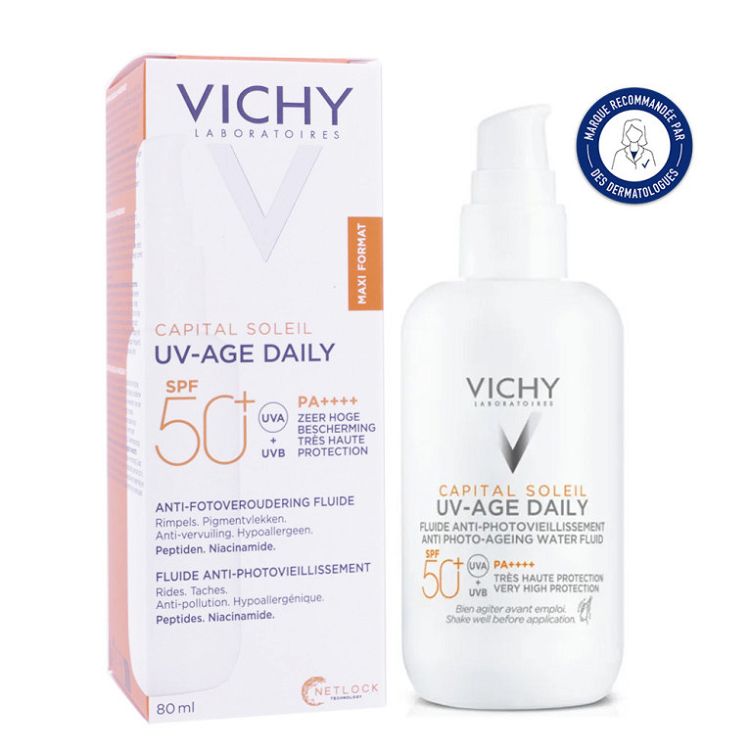 Vichy Capital Soleil UV-Age Daily Αντηλιακό Προσώπου SPF50+ 80ml