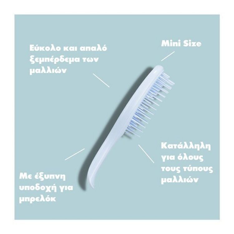 Tangle Teezer The Wet Detangler Mini Lavender Βούρτσα Μαλλιών για Ξεμπέρδεμα