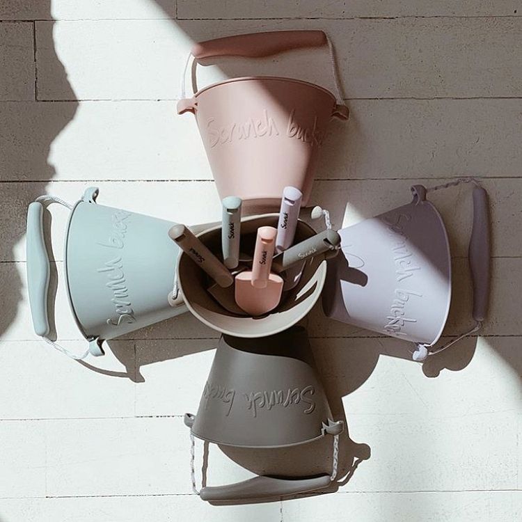 Scrunch Κουβαδάκι από ανακυκλώσιμη σιλικόνη Dusty Rose