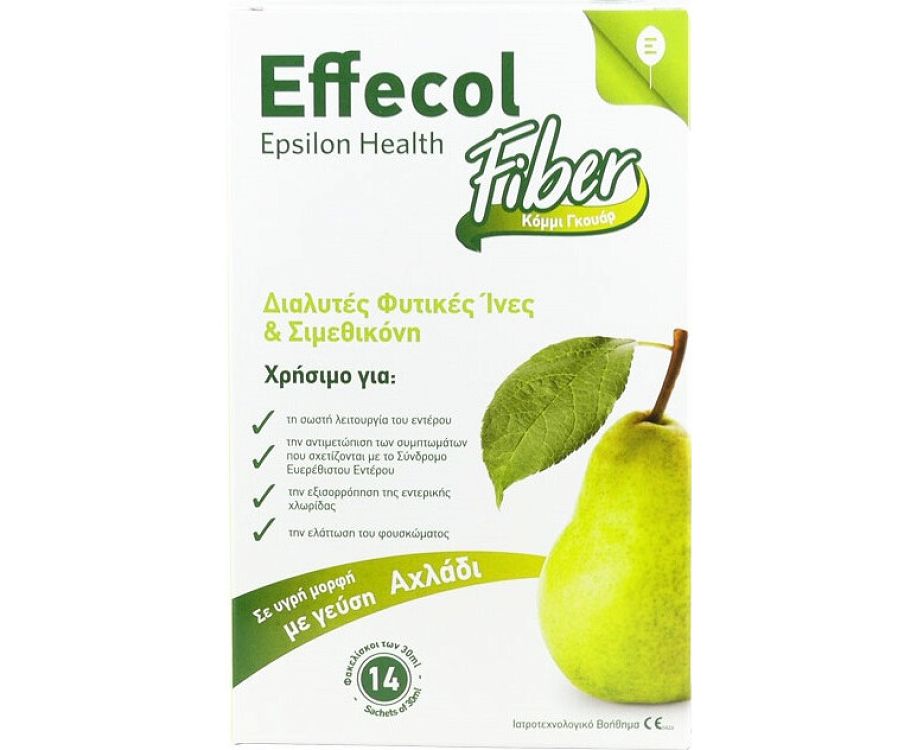 Epsilon Health Effecol Fiber με Γεύση Αχλάδι 14 sachets των 30ml