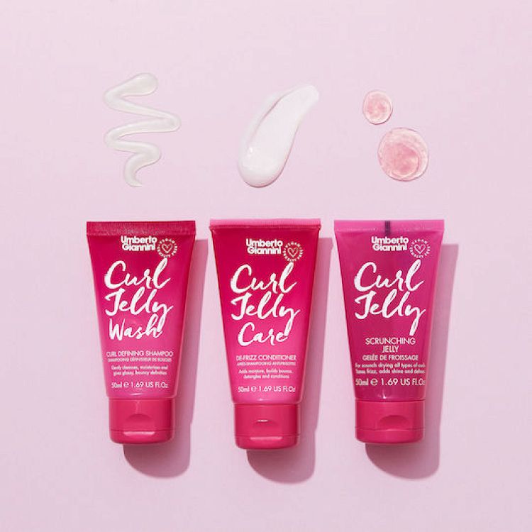 Umberto Giannini Curl Starter Kit Σετ Περιποίησης Μαλλιών Όγκου για Σγουρά Μαλλιά με Σαμπουάν, Conditioner & Ζελέ 3τμχ*50ml