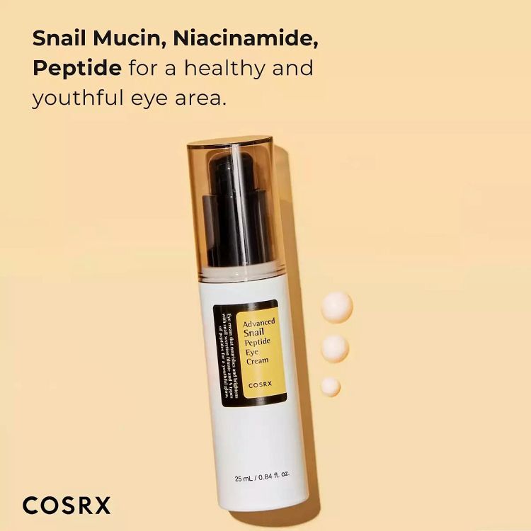 Cosrx Advanced Snail Peptide Eye Cream - Κρέμα ματιών που φωτίζει και τονώνει τα μάτια 25ml