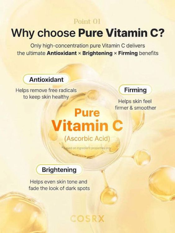 Cosrx The Vitamin C 23 Ενυδατικό & Αντιγηραντικό Serum Προσώπου με Βιταμίνη C & Βιταμίνη E για Αποτοξίνωση & Λάμψη 20ml