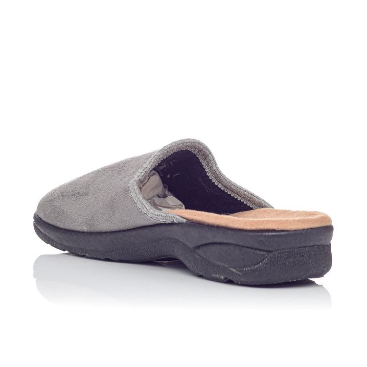 Ανατομική ανδρική παντόφλα γκρι SaveyourFeet 4006