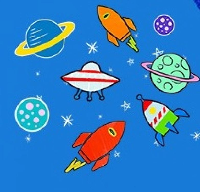 Spaceships UV Shirt