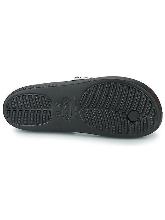 Crocs Classic Flip Σαγιονάρες με Πλατφόρμα Μαύρο