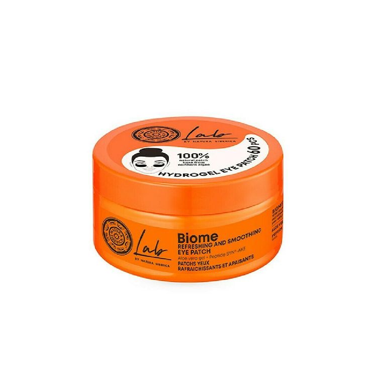 Natura Siberica Μάσκα Ματιών 60τμχ Biome Hydrogel Patches Ανανέωση & Λείανση