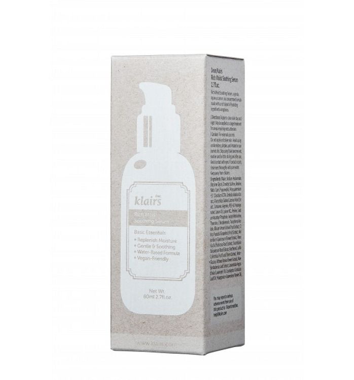 Dear, Klairs Rich Moist Soothing Serum 80ml