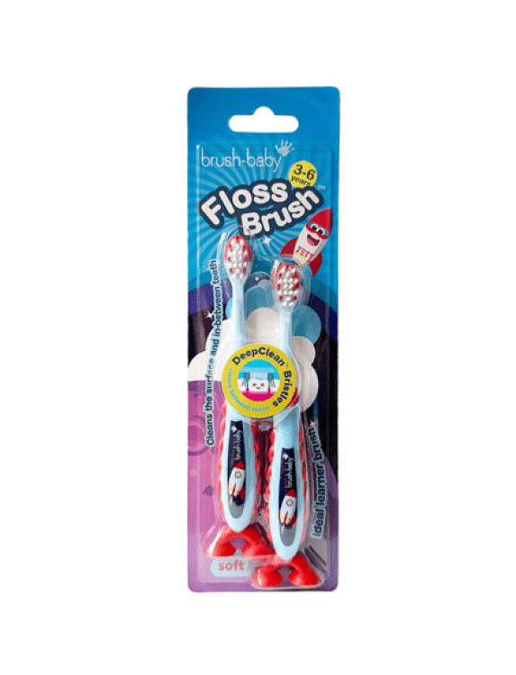 Brush-Baby FlossBrush-Η Ιδανική Οδοντόβουρτσα για Παιδιά 3-6 Ετών - Spaceship