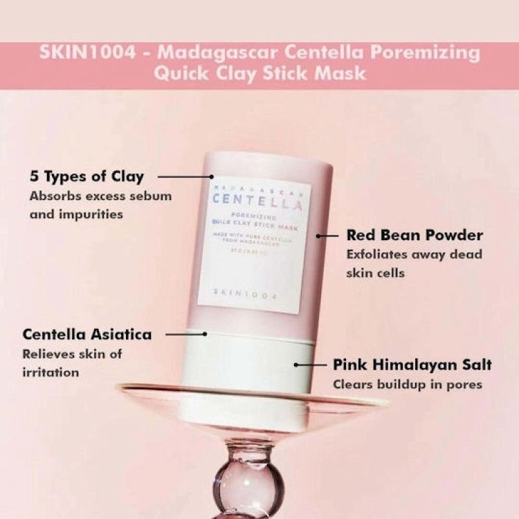 Skin1004 Madagascar Centella Poremizing Quick Μάσκα Ομορφιάς Προσώπου για Καθαρισμό Με Centella Asiatica & Άργιλο 27gr
