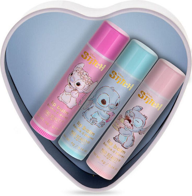Mad Beauty I Heart Παιδικό Μακιγιάζ σετ τριών θρεπτικών lip balms