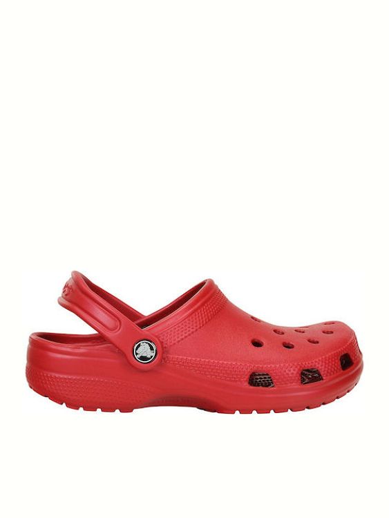 Crocs Classic Unisex Παπούτσια Θαλάσσης Κόκκινο