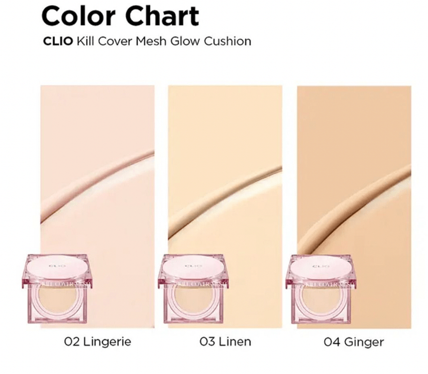 Clio Kill Cover Mesh Glow Cushion Illuminating Primer in Cushion & Ανταλλακτικό, Απόχρωση 2 Lingerie 30g