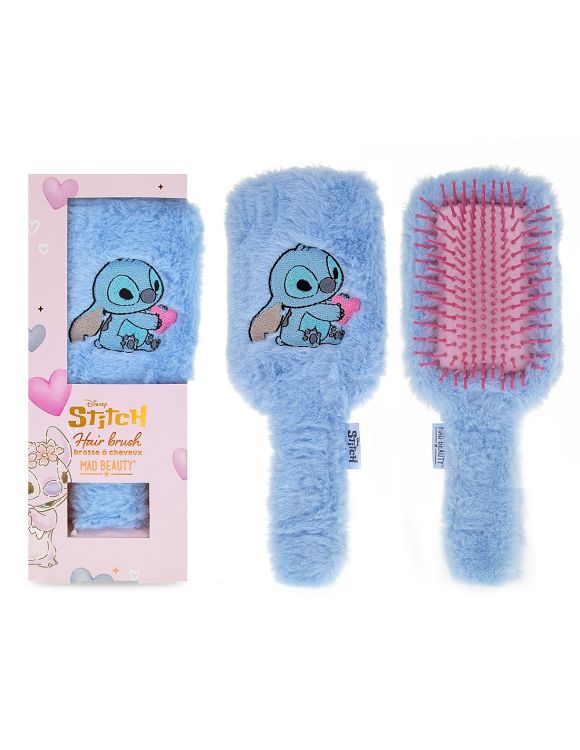 Mad Beauty Παιδική Βούρτσα Μαλλιών Stitch I Heart fluffy