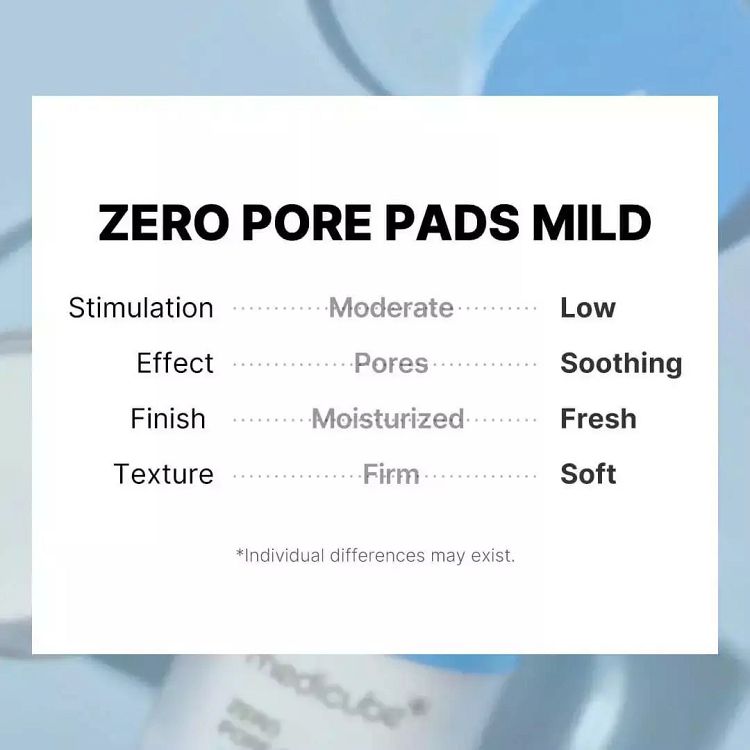 Medicube Zero Pore Mild Pads Τόνωσης Προσώπου για Ευαίσθητες Επιδερμίδες 70τμχ