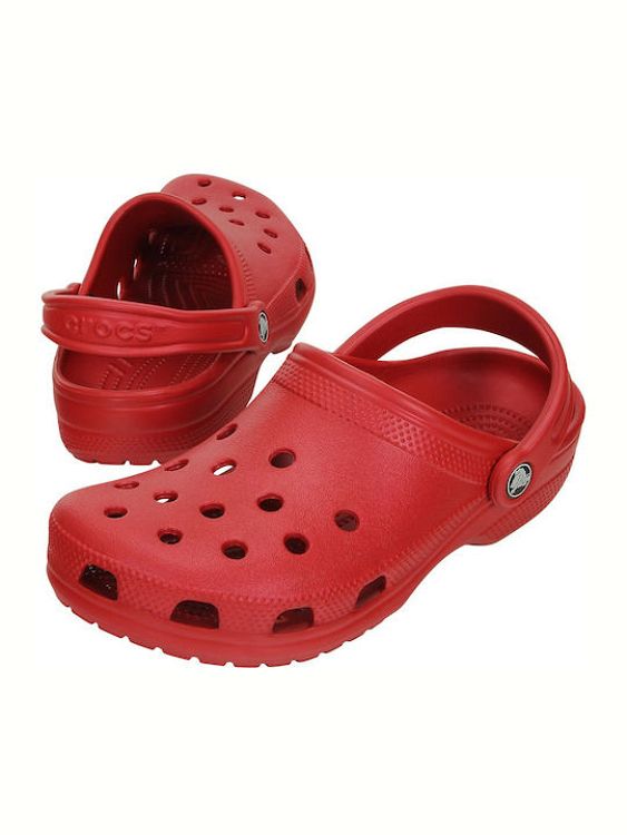 Crocs Classic Unisex Παπούτσια Θαλάσσης Κόκκινο