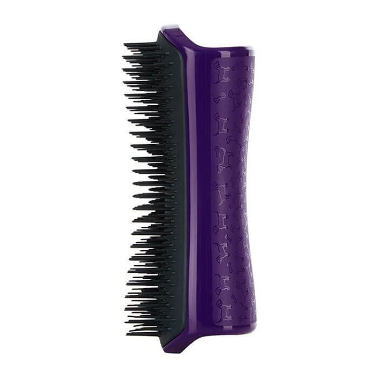 Pet Teezer Detangling & Dog Grooming Brush Μωβ/Γκρι Βούρτσα για Σκύλους Μεσαίου και Μεγάλου Μεγέθους, 1τμχ