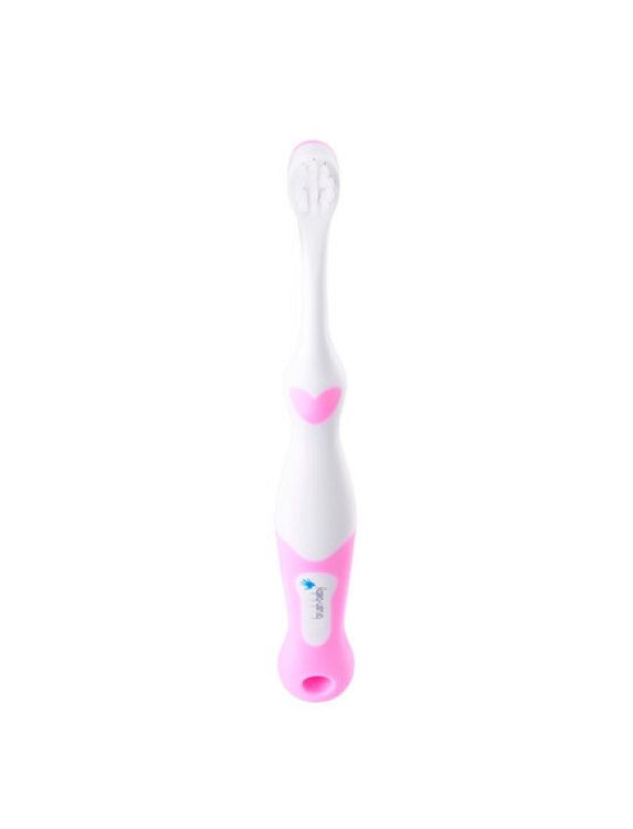 Brush-Baby Η πρώτη μου οδοντόβουρτσα 0-18 μηνών (διπλή συσκευασία)-Pink