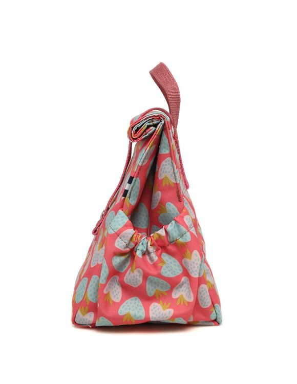 The Lunch Bags Original Kids Version Strawberries Ισοθερμικό Τσαντάκι Φαγητού Ώμου 5lt Ροζ Μ21 x Π16 x Υ24cm