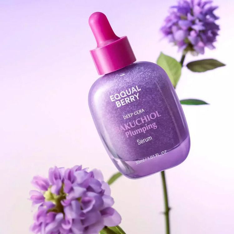 Eqqualberry Bakuchiol Plumping Αντιγηραντικό Serum Προσώπου με Bakuchiol & Ρετινόλη για Σύσφιξη 30ml