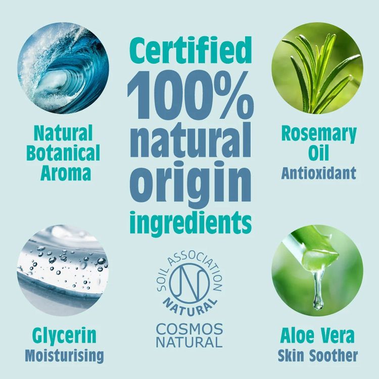 Salt of the Earth Ocean & Coconut Vegan Αποσμητικό, Επαναγεμιζόμενο Spray 100ml