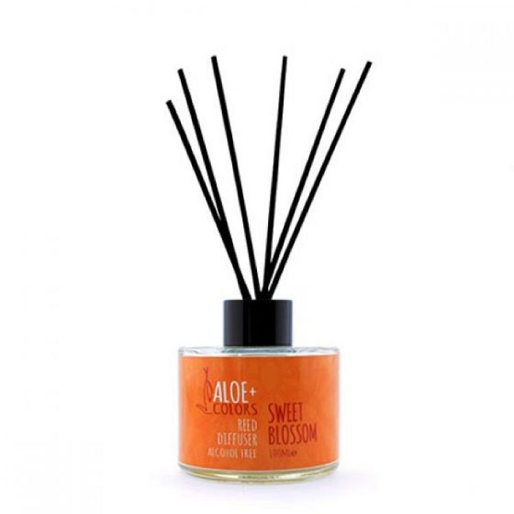 Aloe+Colors Sweet Blossom με άρωμα Βανίλια-Πορτοκάλι / Αρωματικό χώρου με Sticks διάχυσης -125ml
