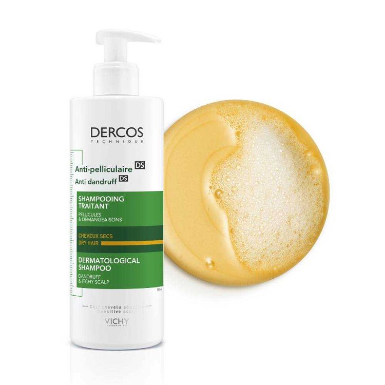 Dercos Anti-Dandruff Shampoo - Dry Hair 390ml