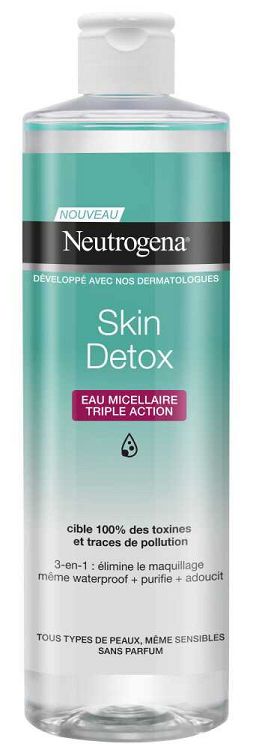 Neutrogena® Skin Detox 3σε1 Micellar Νερό καθαρισμού 400ml