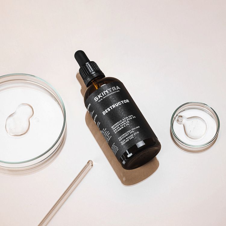 Skintra Destructor Peeling Προσώπου σε Gel για Λιπαρές Επιδερμίδες 30ml