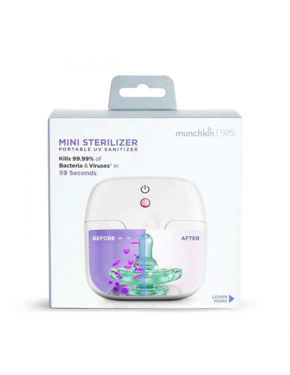 Munchkin Βρεφικός Αποστειρωτής Πιπίλας Φορητός Mini Sterilizer 59S