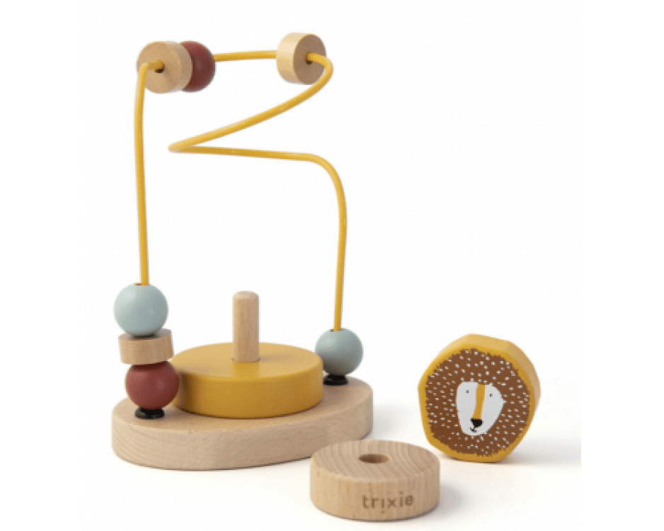 Trixie Wooden Beads Maze, Βρεφικό Ξύλινο Παιχνίδι, Μr Lion, 12m+, 1τμχ.