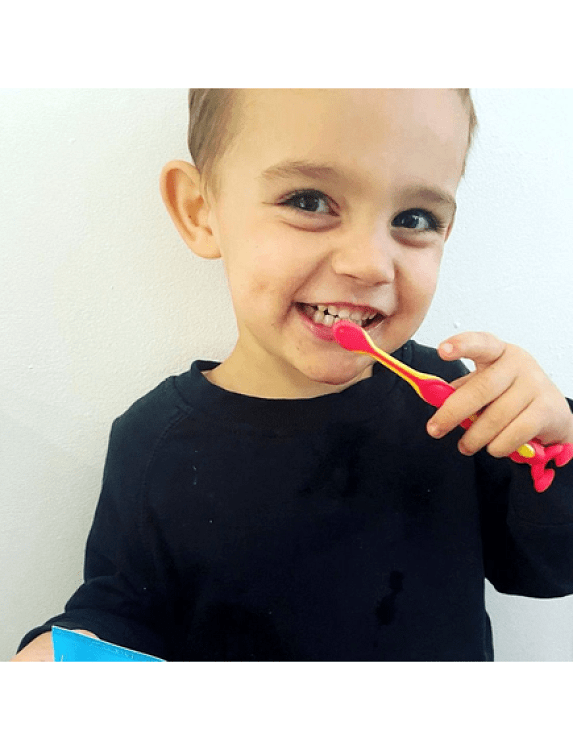 Brush-Baby FlossBrush-Η Ιδανική Οδοντόβουρτσα για Παιδιά 3-6 Ετών - Unicorn