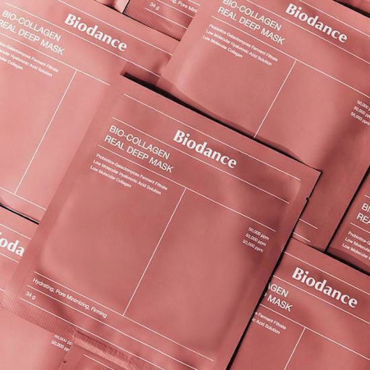 Biodance Bio Collagen Real Deep Sheet Μάσκα Προσώπου για Αναζωογόνηση / Ενυδάτωση / Σύσφιξη Με Νιασιναμίδη