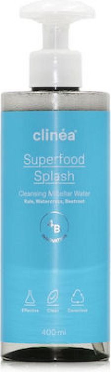 Clinea Micellar Water Ντεμακιγιάζ Superfood Splash 400ml
