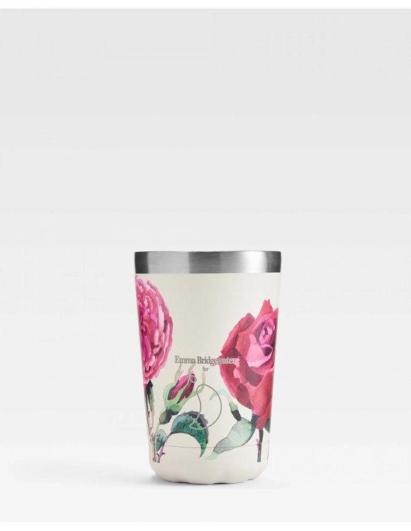 Chilly's Original Coffee Cup Θερμός Emma Bridgewater Pink Roses BPA Free 340ml