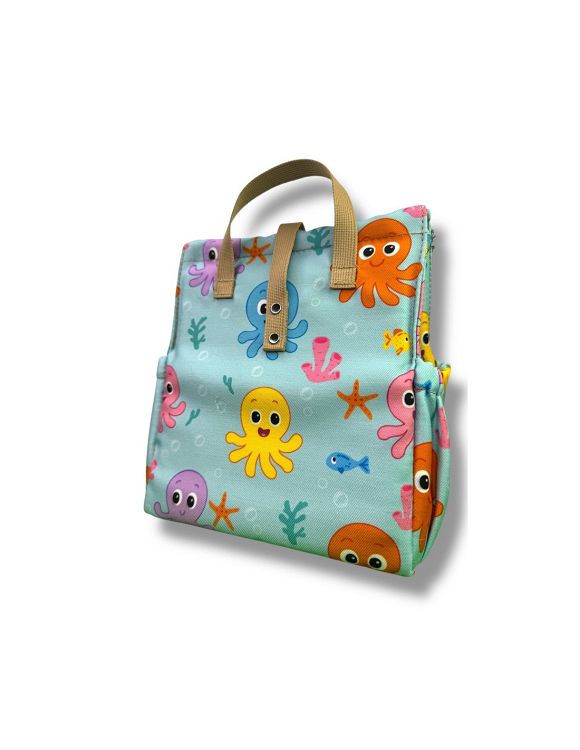 The Lunch Bags Original Kids Version Ισοθερμική Τσάντα Χειρός Φαγητού 5lt Octopus Μ21 x Π16 x Υ24cm