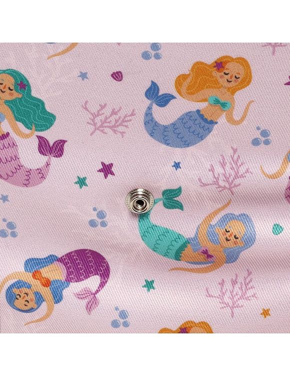 The Lunch Bags Original Kids Version Ισοθερμική Τσάντα Χειρός Φαγητού 5lt Mermaids Μ21 x Π16 x Υ24cm