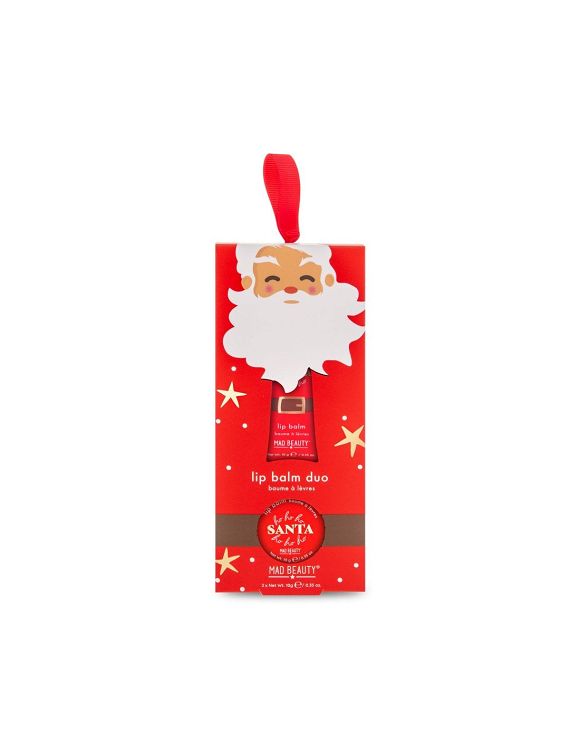 Mad Beauty Hoho Holiday Lip Balm Duo