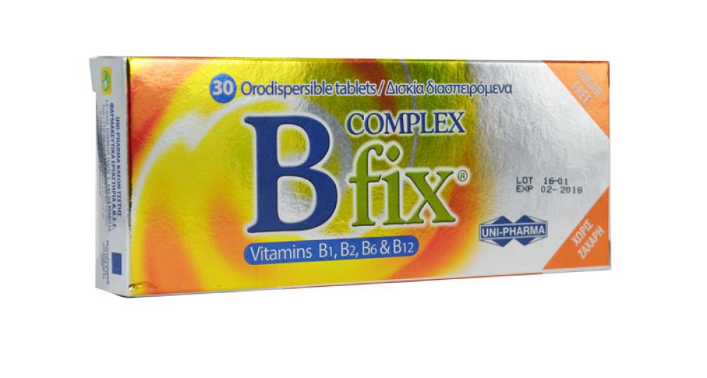 Uni-pharma B Complex Fix, 30tabs