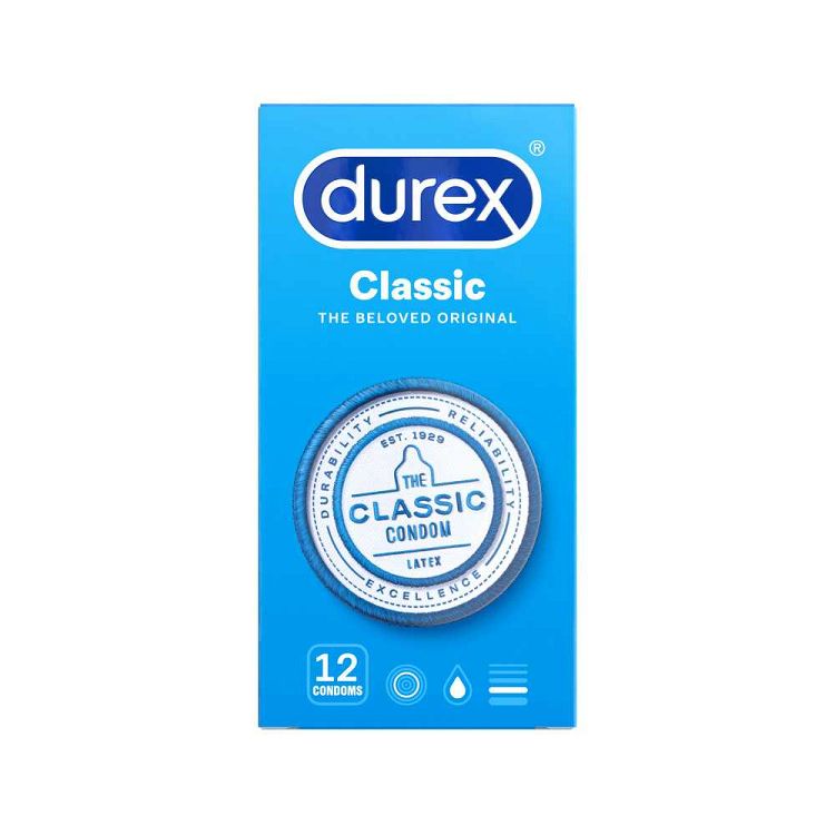 Durex Προφυλακτικά Ευκολοφόρετα Classic 12 τεμάχια