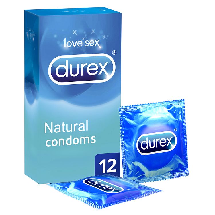 Durex Natural Προφυλακτικά 12Τμχ