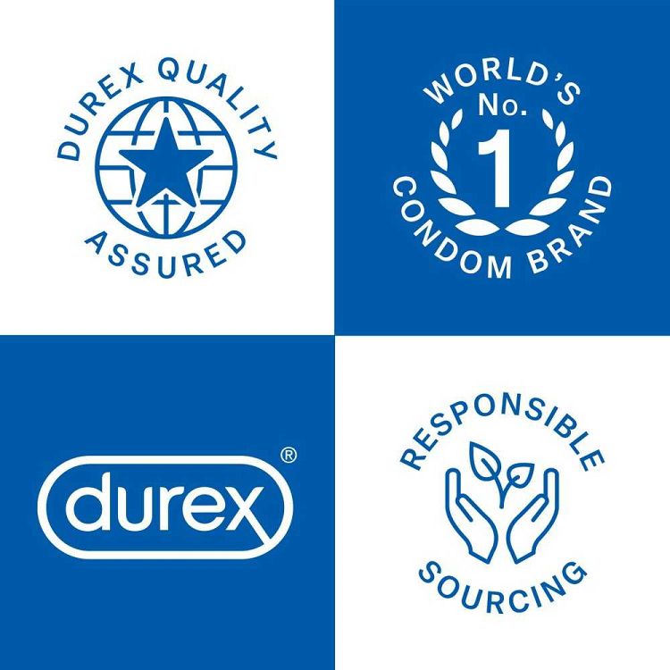 Durex Προφυλακτικά Με Κουκκίδες, Ραβδώσεις και Επιβραδυντικό Τζελ Performax Intense 12 τεμάχια