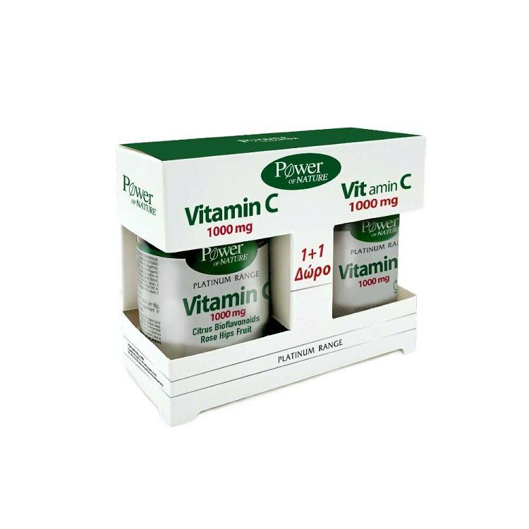Power Health Platinum - Vitamin C 1000mg 30s Tabs + Δώρο Vitamin C 1000mg 20s Tabs