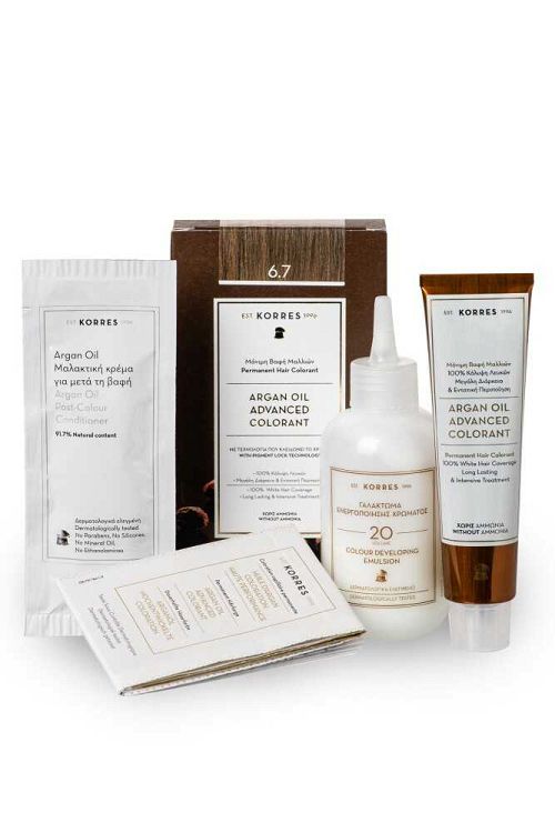 KORRES ARGAN OIL Advanced Colorant 6.17 Ξανθό Σκούρο Μπεζ