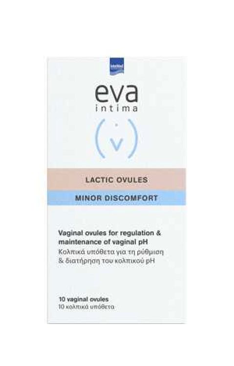 Intermed Eva Intima Lactic 10 Vaginal Ovules