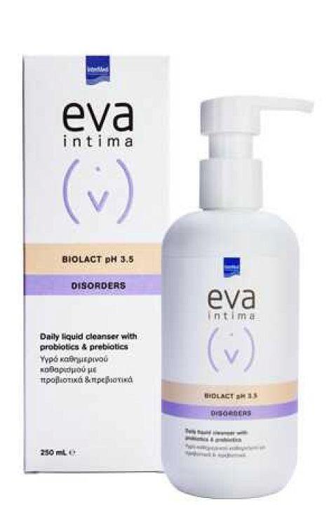 Intermed Eva Intima Biolact Cleanser 250ml & Pump