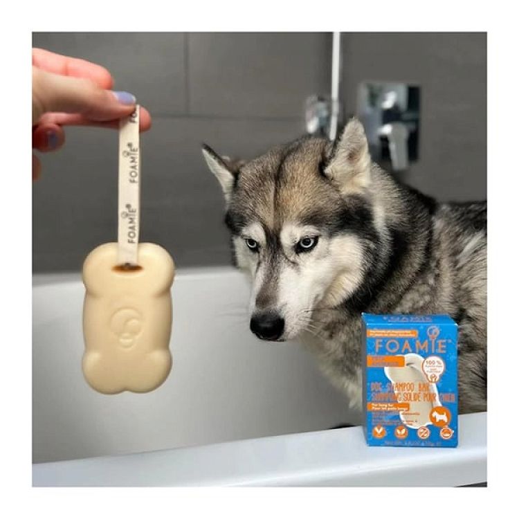 Foamie You Look Furbulous Dog Shampoo for Long Fur Στέρεο Σαμπουάν για Σκύλους με Μακρύ Τρίχωμα, 110gr