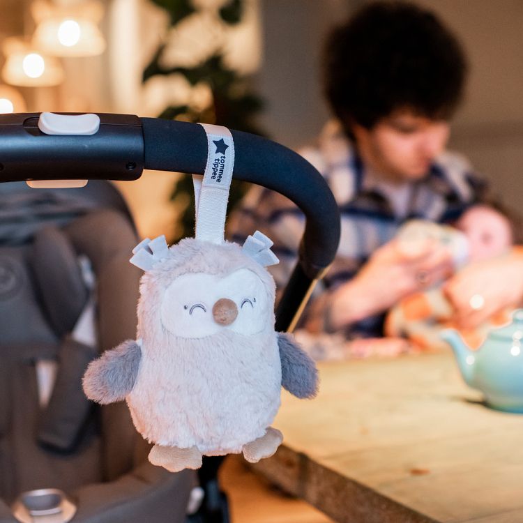 Gro company Mini Ollie η κουκουβάγια TRAVEL.Η τέλεια σύντροφος για τον ύπνο - Επαναφορτιζόμενη με USB